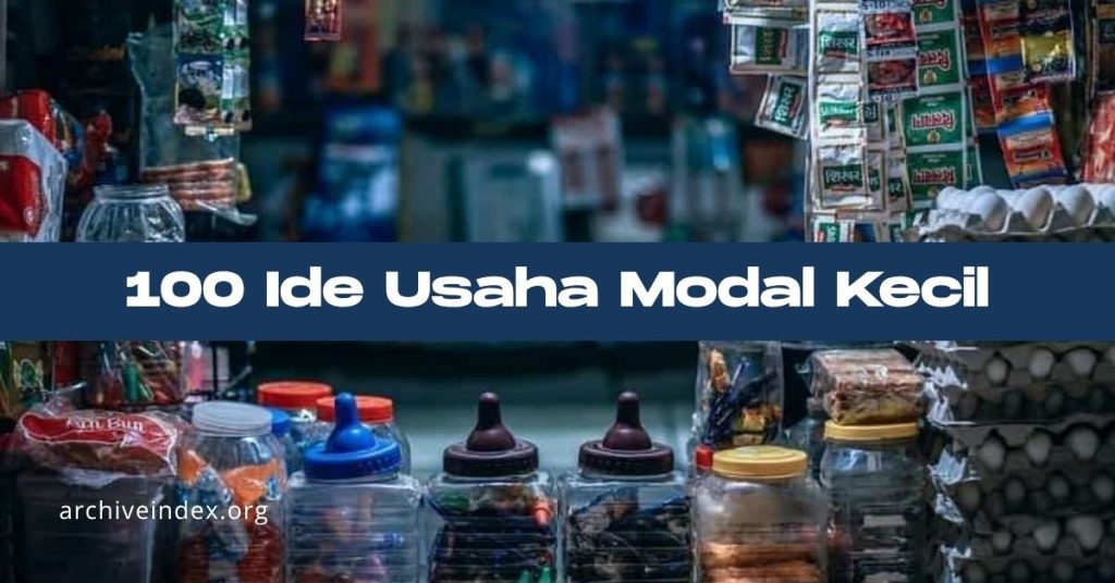 100 Ide Usaha Modal Kecil