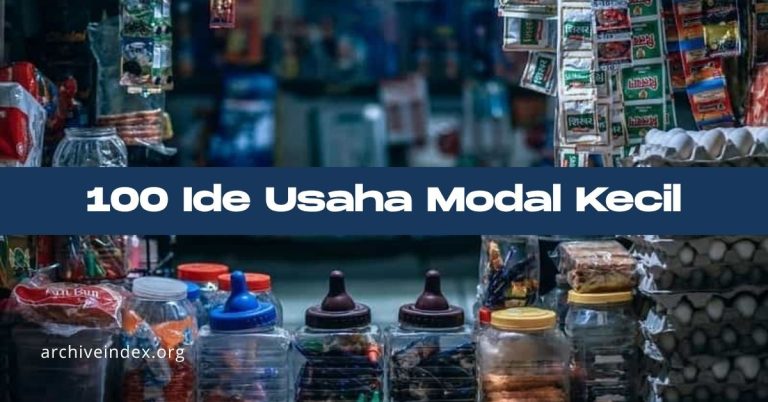100 Ide Usaha Modal Kecil