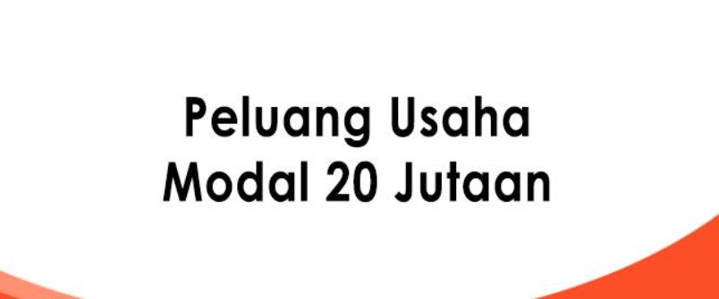 6 Peluang Usaha Modal 20 Juta Rupiah yang Bikin Untung