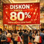 Gebyar Diskon Belanja hingga 80%