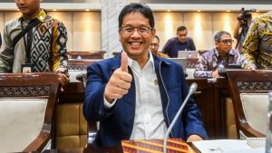 Banner Purbaya Yudhi Sadewa Tolak Bayar Utang Kereta Cepat